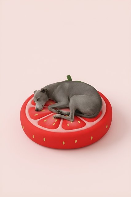 WHISPET Strawberry Slice Pet Bed