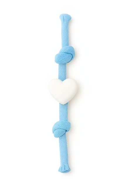 WHISPET Playful Charm Knot Rope Toy – Blue Heart Edition