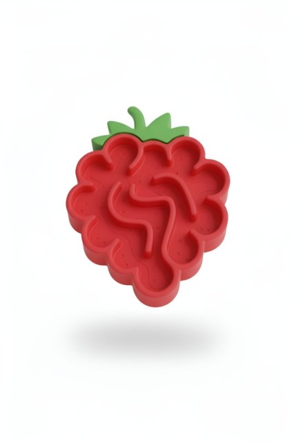 WHISPET Strawberry Silicone Slow Feeder Bowl